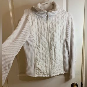 White formal jacket.